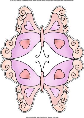 Butterfly Shaped Card