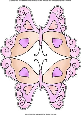 Butterfly Shaped Card