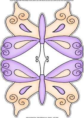 Butterfly Shaped Card