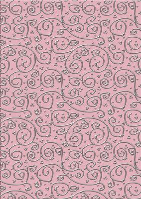 'metallic Swirls - Silver' Backing Paper - Pretty Daisy Colours