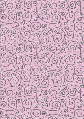 'metallic Swirls - Silver' Backing Paper - Pretty Daisy Colours