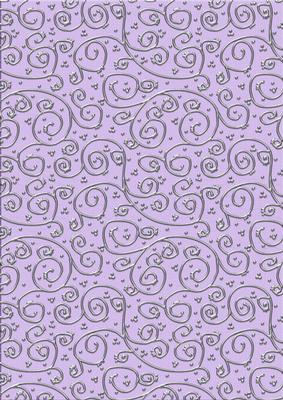 'metallic Swirls - Silver' Backing Paper - Pretty Daisy Colours