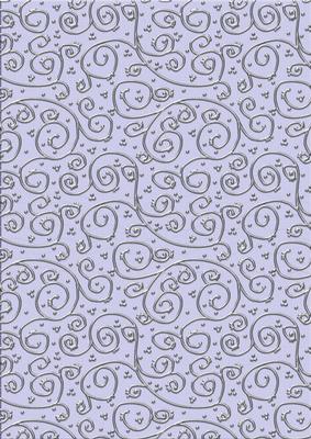 'metallic Swirls - Silver' Backing Paper - Pretty Daisy Colours