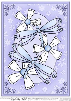 A4 Dreamy Dragonflies