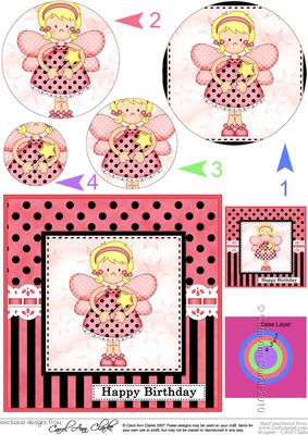 Girlz Fiz Fairy Circle Pyramage Topper