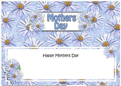 Mothers Day Daisies Floral Large Dl Matching Insert