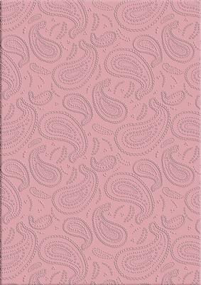 'paisley Embossed' Backing Paper - Pretty Daisy Colours