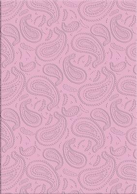 'paisley Embossed' Backing Paper - Pretty Daisy Colours