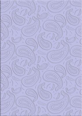 'paisley Embossed' Backing Paper - Pretty Daisy Colours