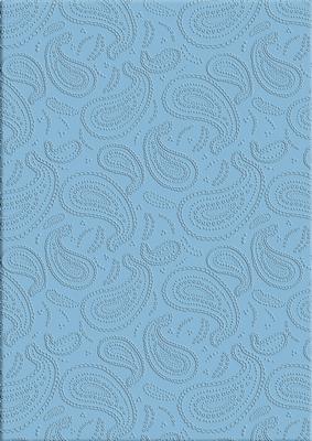 'paisley Embossed' Backing Paper - Pretty Daisy Colours