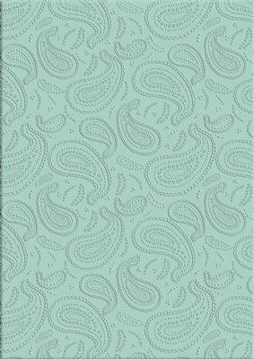 'paisley Embossed' Backing Paper - Pretty Daisy Colours