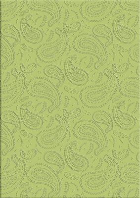 'paisley Embossed' Backing Paper - Pretty Daisy Colours