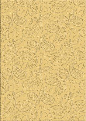 'paisley Embossed' Backing Paper - Pretty Daisy Colours
