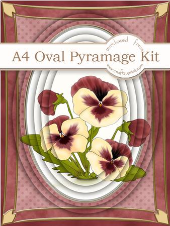 A4 Pansy in Cinnamon Pyramage Kit