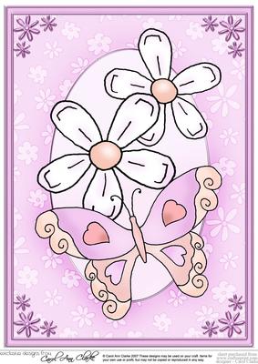 A4 Fluttery Butterfly