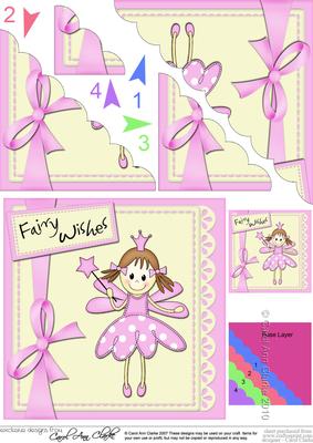 Fairy Twinkletoes and Lace Scallop Corner Side Stacker