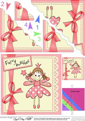 Fairy Twinkletoes and Lace Scallop Corner Side Stacker