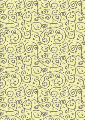 'metallic Swirls - Silver' Backing Paper - Mens DIY Colours