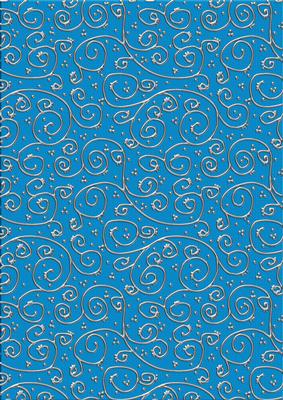 'metallic Swirls - Silver' Backing Paper - Mens DIY Colours