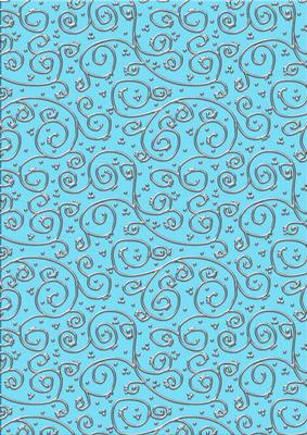 'metallic Swirls - Silver' Backing Paper - Mens DIY Colours