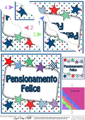 Italian Retirement Stars Wavy Corner Stacker