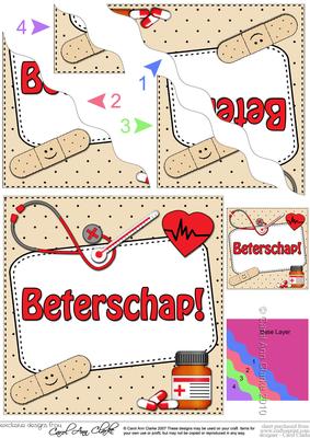 Dutch Get Well Medical Wavy Corner Stacker