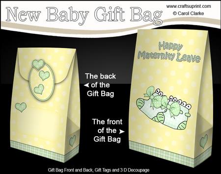 3D Maternity Leave Gift Bag Mini Kit