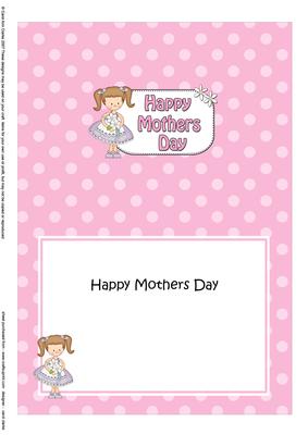 5x7 Girlz Liz Mothers Day Dots Matching Insert
