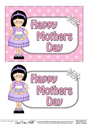 5x7 Girlz Roz Mothers Day Dots 3D Step by Step Decoupage