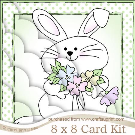 8 x 8 Little Bunny Kit with Scalloped Corners