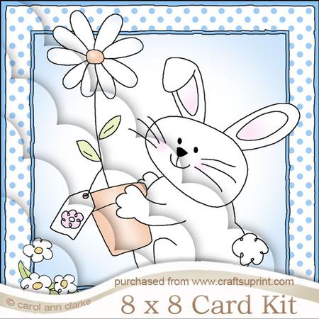 8 x 8 Little Bunny Kit with Scalloped Corners