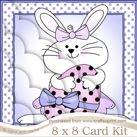 8 x 8 Little Bunny Kit with Scalloped Corners