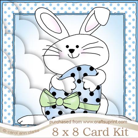 8 x 8 Little Bunny Kit with Scalloped Corners