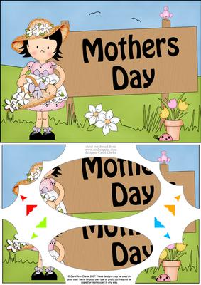 A5 Girlz Suzi Mothers Day Scallop Corners and Pyrama
