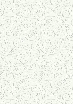 'swirls Embossed' Backing Paper - Shades of White