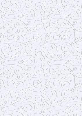 'swirls Embossed' Backing Paper - Shades of White