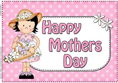 A4 Girlz Suzi Polka Dots Mothers Day Card Topper