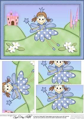 A5 Fairy Twinkletoes Pyramage Topper