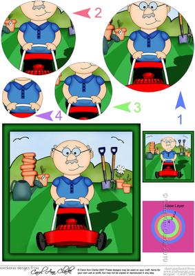 Gardening Bert Circle Pyramage Topper