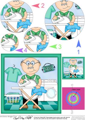 Housework Bert Circle Pyramage Topper