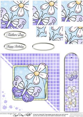 Butterfly Quick Card with Pyramage