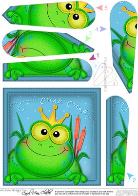 Freddy Frog Fan Pyramage Topper