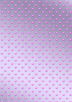 'coloured Metallic Hearts' Backing Paper