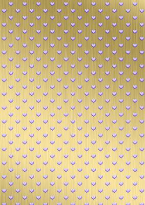 'coloured Metallic Hearts' Backing Paper