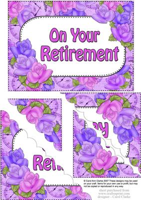 5x7 Time for Roses Retirement Corner Stacker