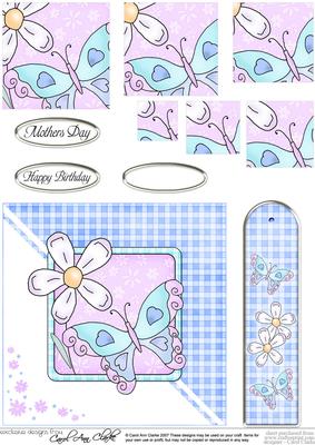 Butterfly Quick Card with Pyramage