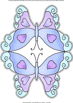 Butterfly Shaped Card