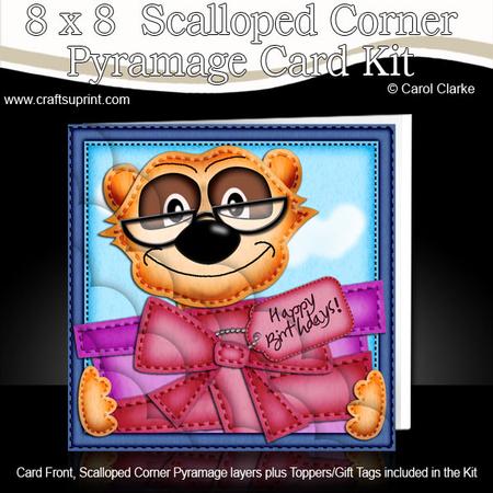 8 x 8 Frank Meerkat Scalloped Corner Kit