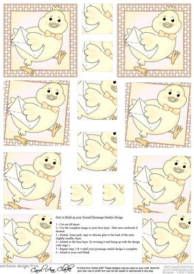 Little Chick Twisted Pyramage Sheet