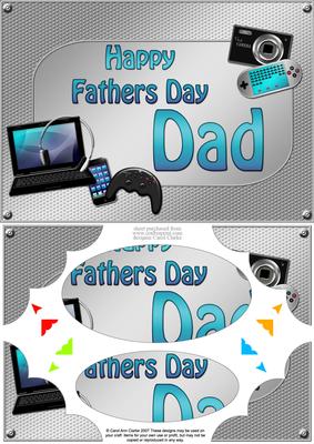 A5 Fathers Day Dad Gadgets N Gizmos Scallop Corner